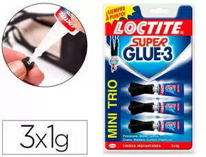 Pack De 5 Unidades Loctite Pegamento Multimaterial Adhesivo Con Pincel  Super Glue 3. Pegamento De Cianocrilato De Precisión Con Pincel De Precisión